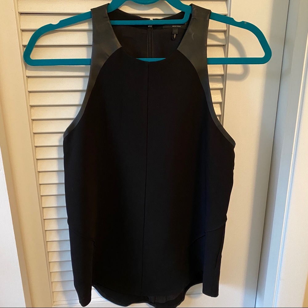 Rag & Bone Tank w/ Leather Trim